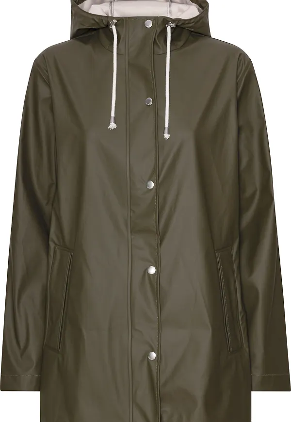 Ilse Jacobsen Women's Rain Jacket Army