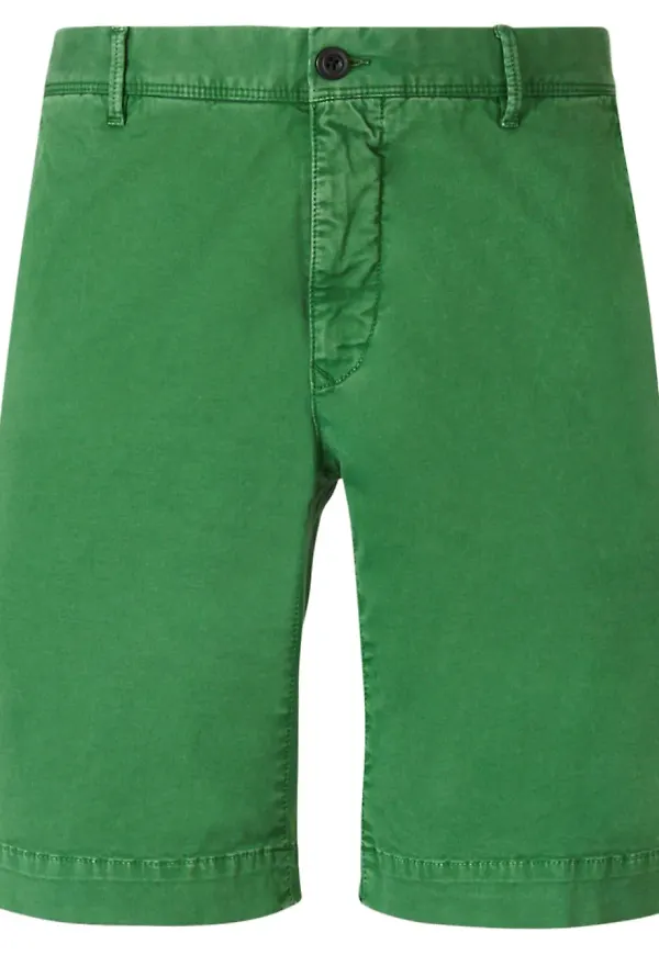 Incotex bermudashorts i bomull - Grön