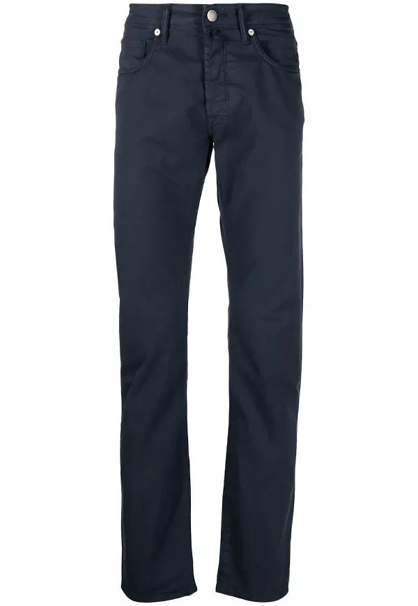 Incotex slim fit-jeans - Blå