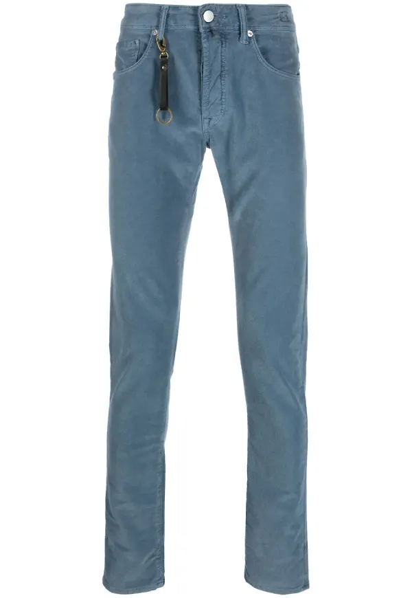 Incotex tapered-jeans - Blå
