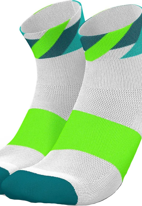 Incylence Running Loops Short White Green