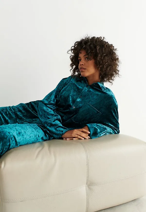 Inez velvet shirt