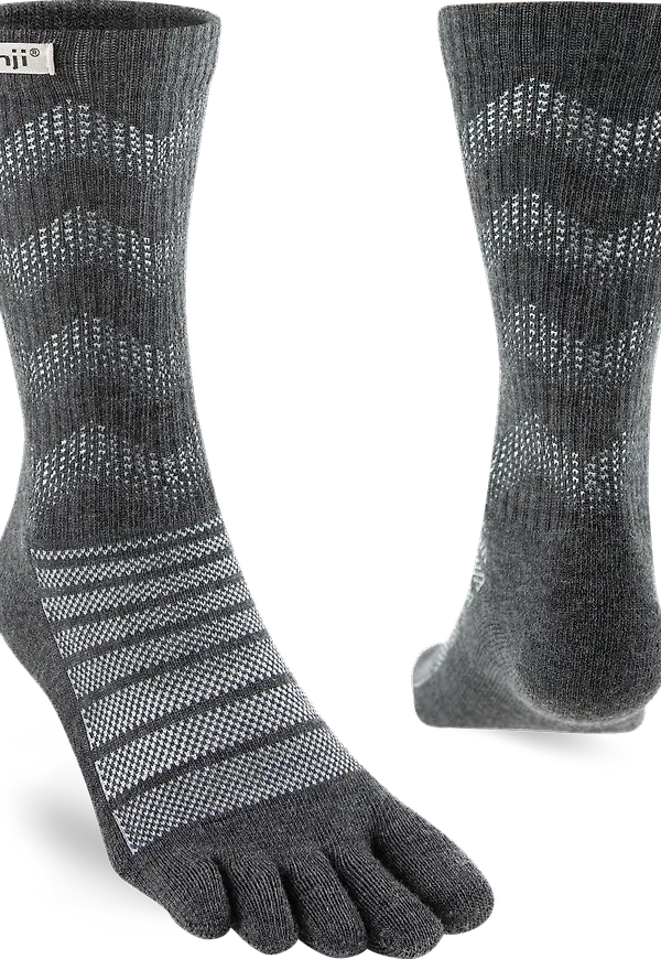 Injinji Outdoor Midweight Crew Wool Slate