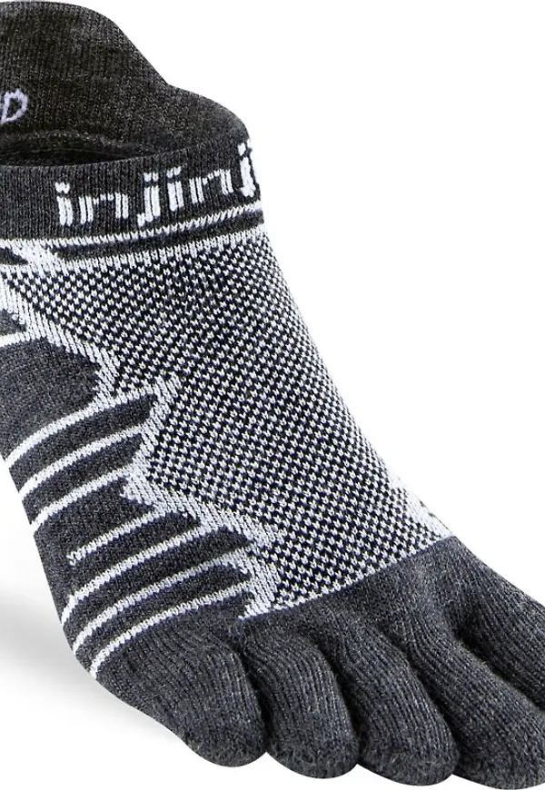 Injinji Ultra Run No-Show Wool Slate