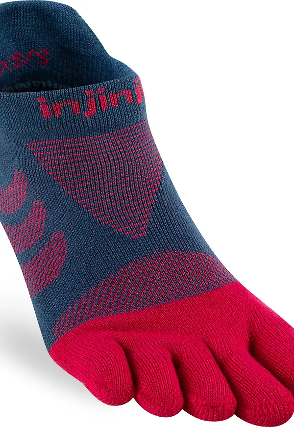 Injinji Women's Ultra Run No-Show Berry