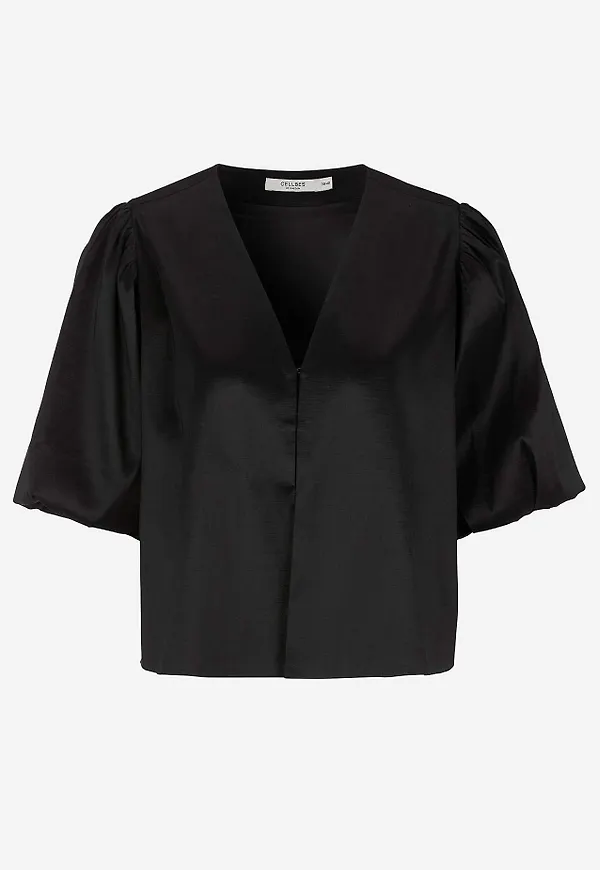 Innerjacka med voluminösa ärmar