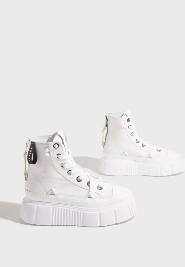 Inuikii - Höga sneakers - White - Matilda Leather - Sneakers