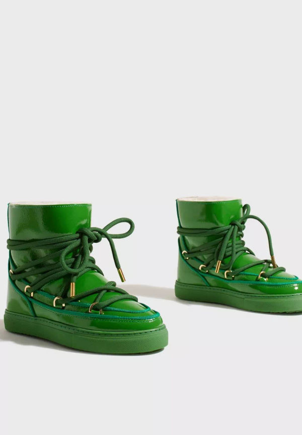 Inuikii - Vinterskor - Green - Full Leather Naplack - Boots & Kängor