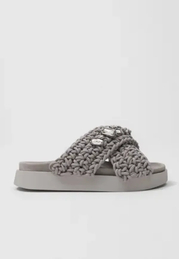 Inuikii - Grå - Slipper Woven Stones