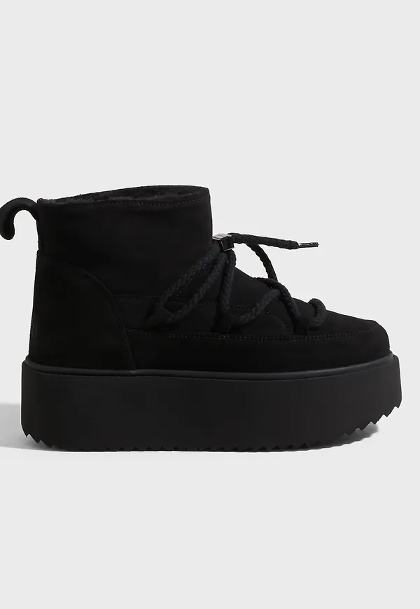 Inuikii - Svart - Sneaker Low Platform