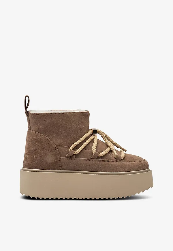 INUIKII - Boots Classic Low Platform - Beige