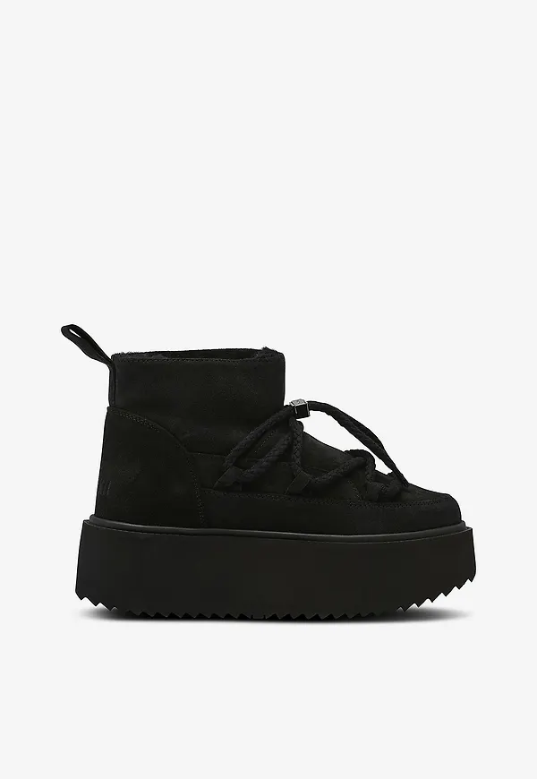 INUIKII - Boots Classic Low Platform - Svart