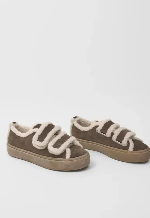 Inuikii - Brun - Shearling Low Velcro