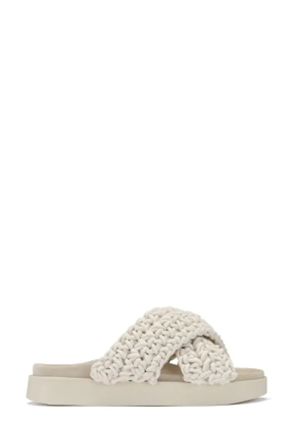 INUIKII Slipper Woven 101 White 36