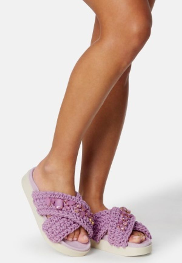 INUIKII Slipper Woven Stones 303 Purple 41