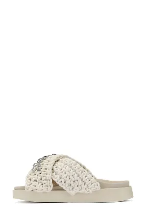 INUIKII Slipper Woven Stones White/White 38