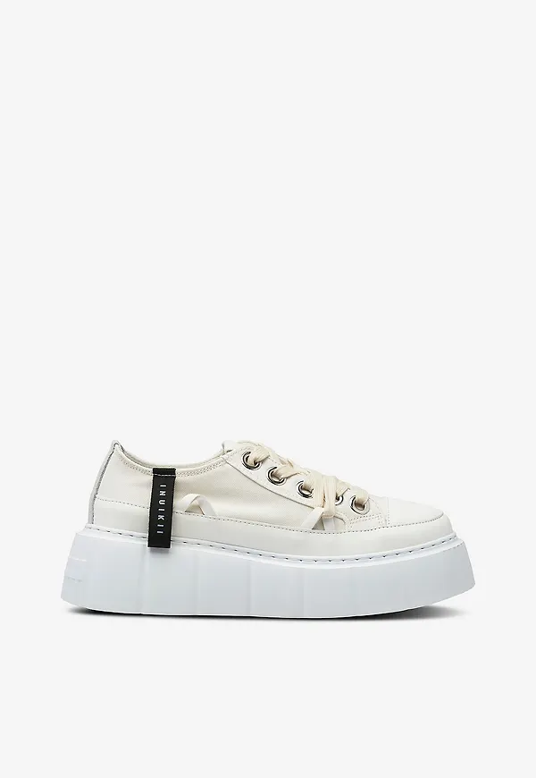 INUIKII - Sneakers Matilda Canvas Low - Vit