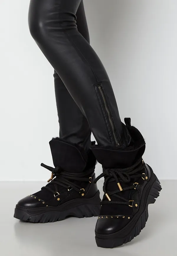 INUIKII Trekking Plain Sneaker 201 Black 38
