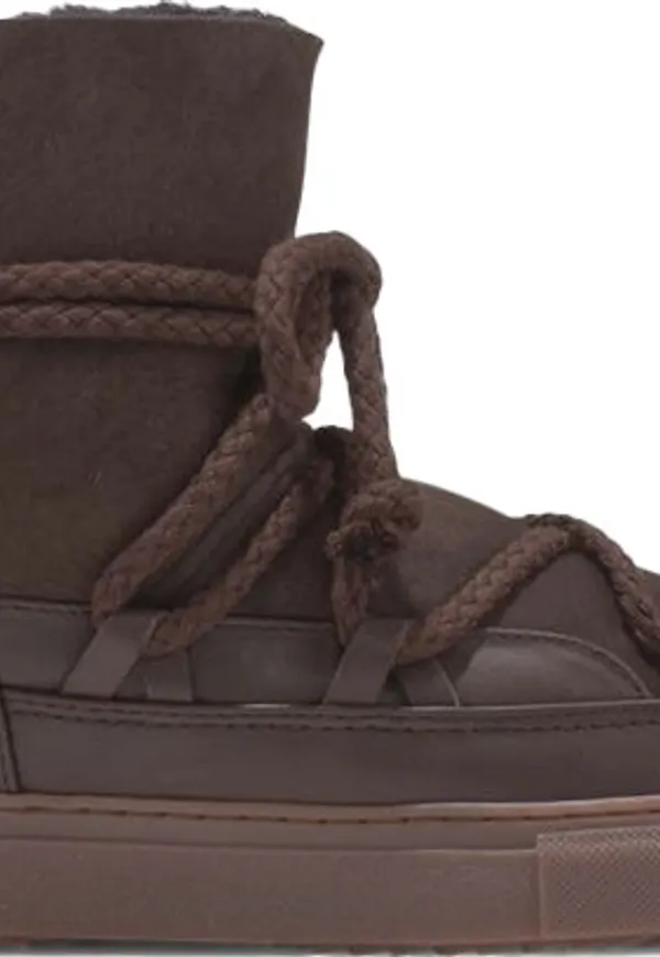 Inuikii Women's Classic Sneaker Dark Brown