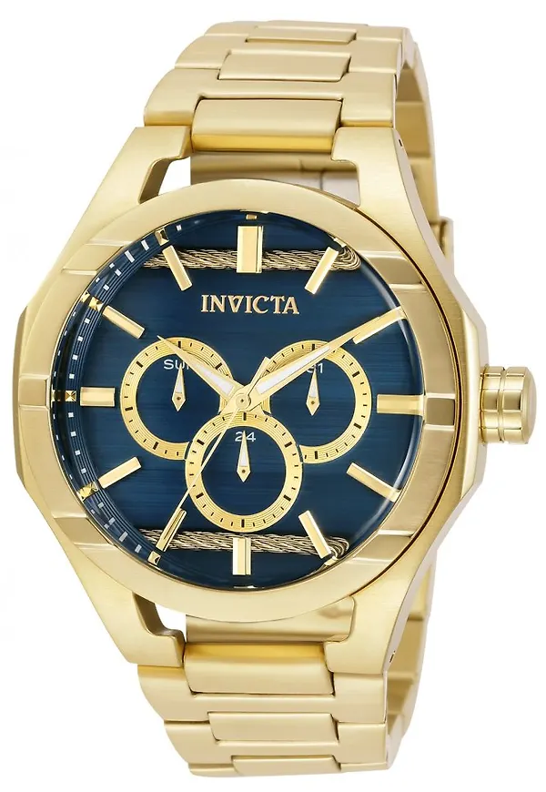 Invicta Bolt 31830 Men's Watch - 48mm, Klockor i storlek Onesize och färg Guld