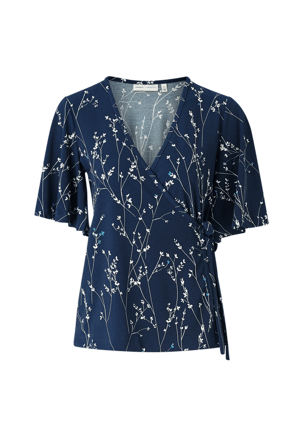 InWear - Omlottopp KalvinIW Blouse - Blå - 34