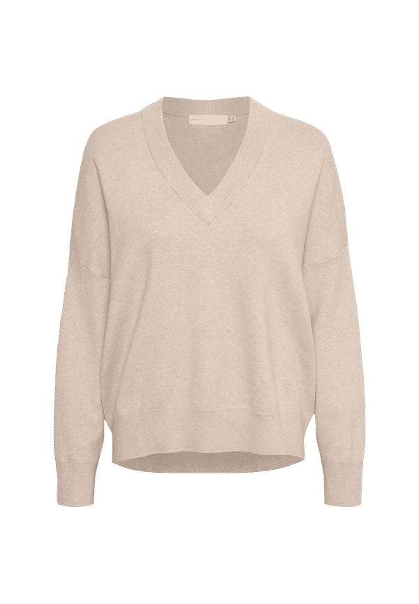 InWear - Tröja FosterIW V-neck - Beige