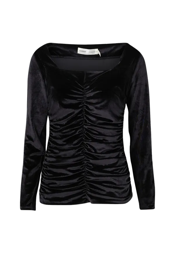 InWear - Velourtopp FarylIW Blouse - Svart - 36