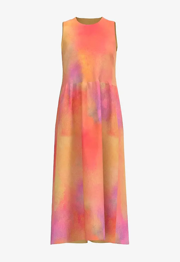 InWear - Klänning TedraIW Long Dress - Flerfärgad