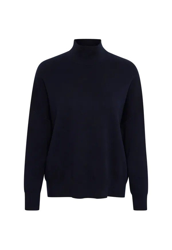InWear - Polotröja TenleyIW Turtleneck Pullover - Blå - 36