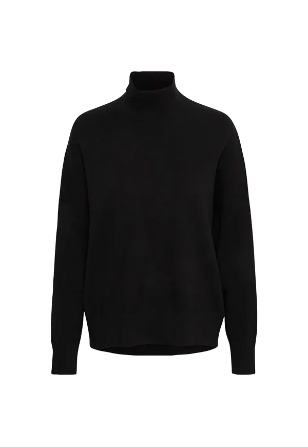 InWear - Polotröja TenleyIW Turtleneck Pullover - Svart - 40