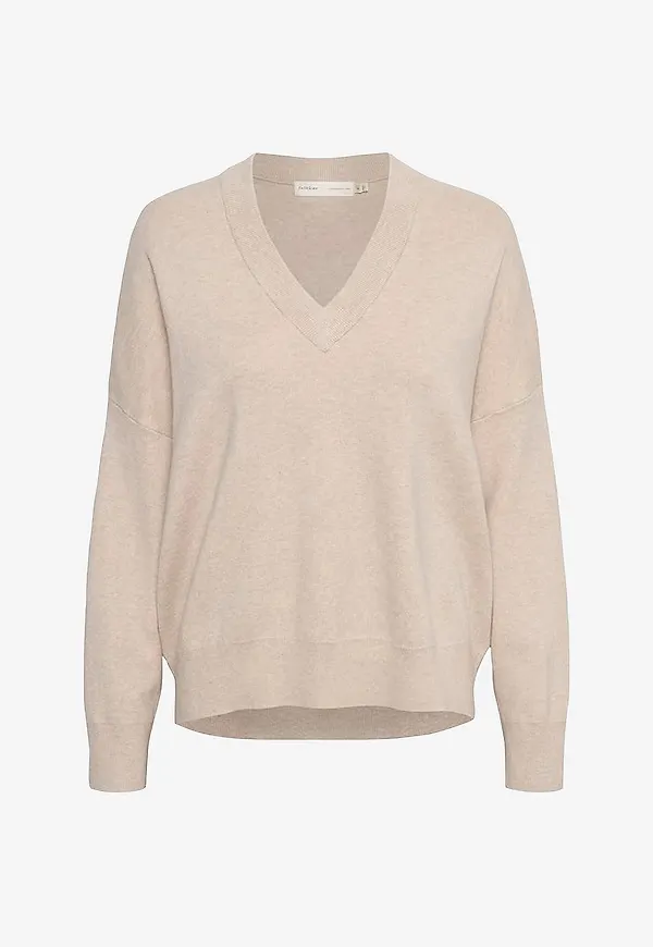 InWear - Tröja FosterIW V-neck - Beige