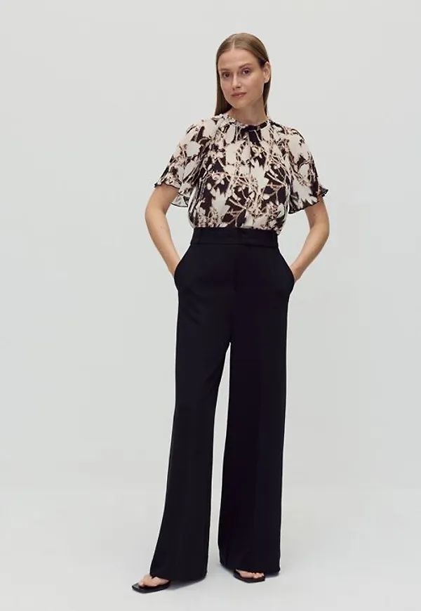 MQ Marqet Inwear Adianiw Voxwide Pant Kostymbyxor Black Dam 42