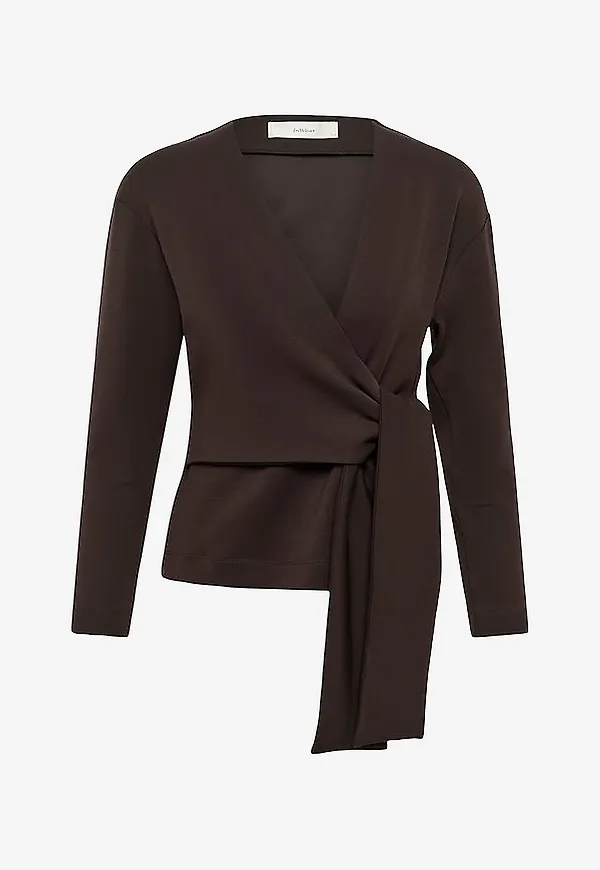 InWear - Blus Aggieiw Vincent Knot Blouse - Brun