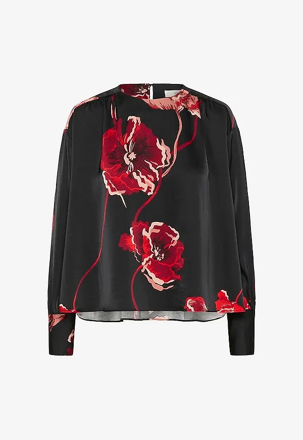 InWear - Blus iwDawn V-neck - Svart