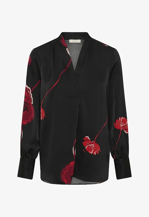 InWear - Blus iwDawn V-neck - Svart