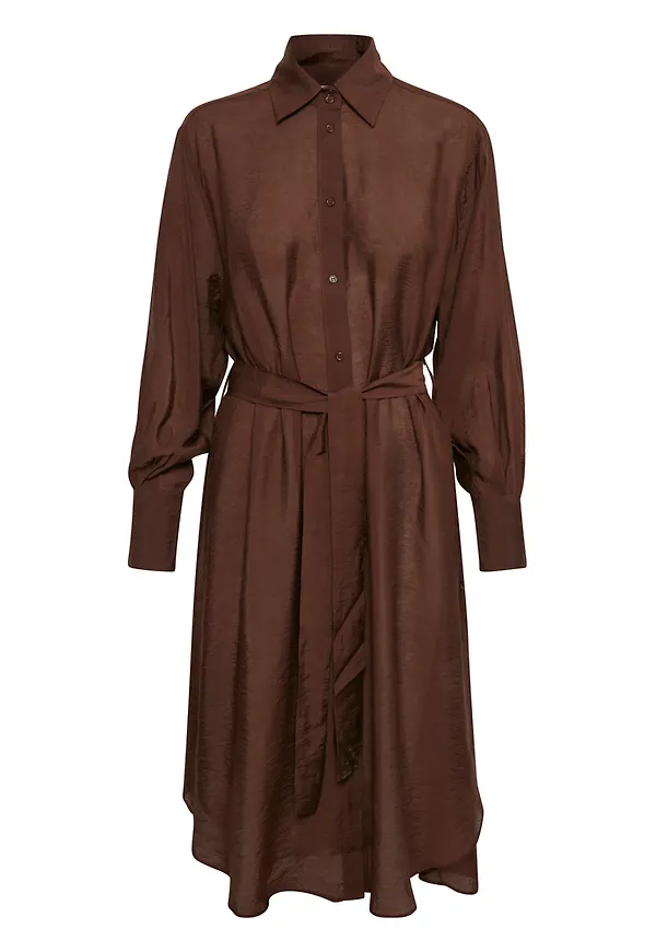 InWear Bogda Shirt Dress Brun, Dam