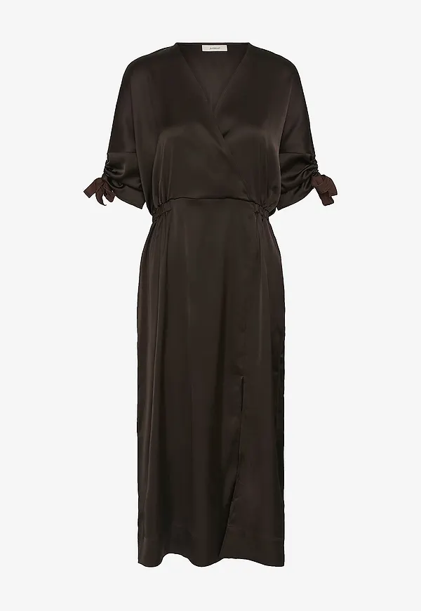 InWear - Klänning Lakeiw Fake Wrap Dress - Brun