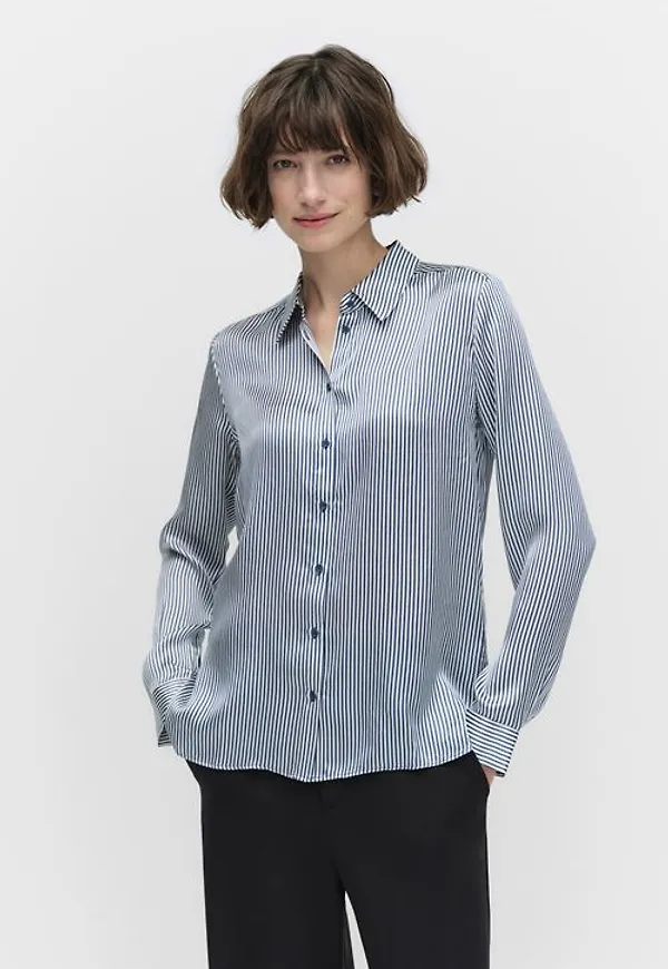 MQ Marqet Inwear Leonoraiw Stripe Skjortor Bluecremestripe Dam 34