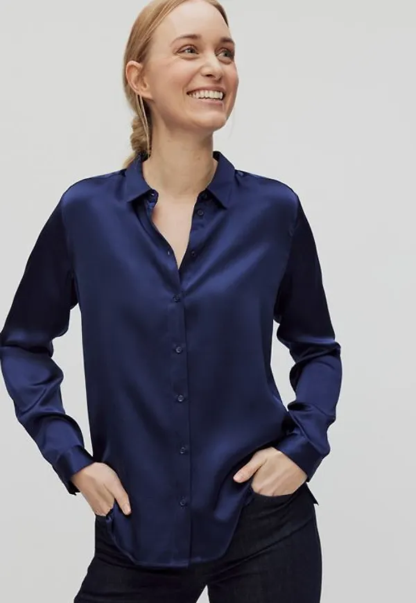 MQ Marqet Inwear Leonore Shirt Premiu Blusar Midnight Magic Dam 42