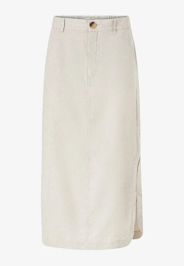 InWear - Linnekjol RimoneIW Skirt - Beige