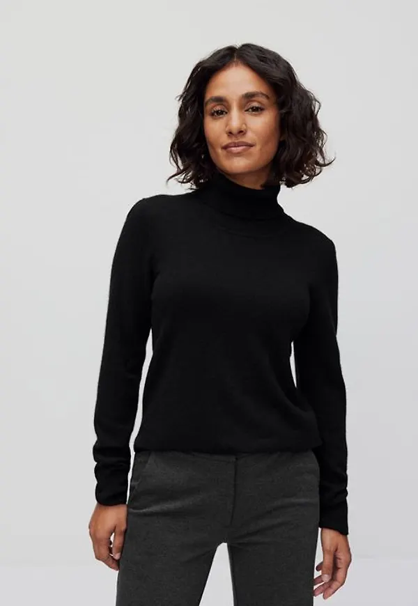 MQ Marqet Inwear Lukkaiw Rollneck Polotröjor Black Dam Xs/s