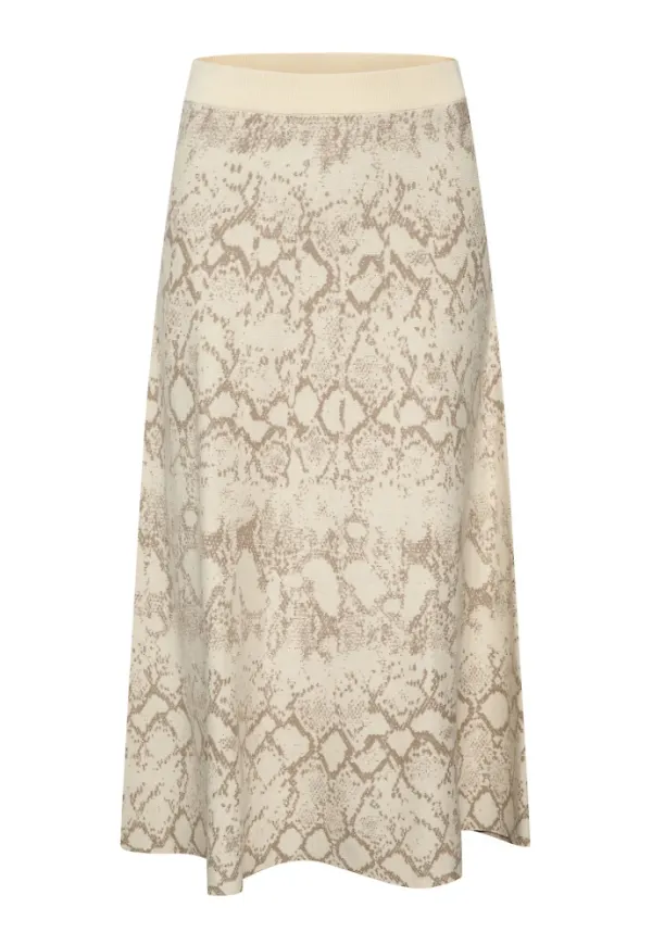 InWear Midi kjol Beige, Dam