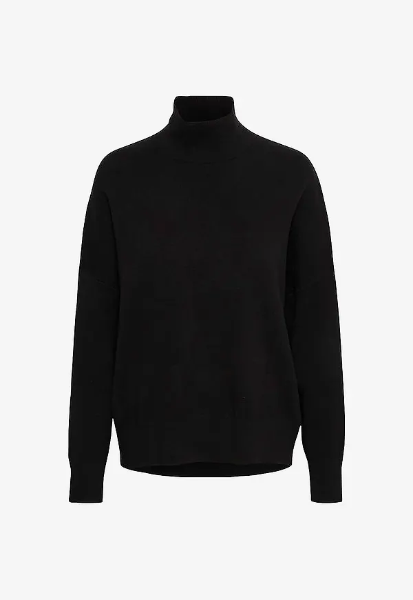 InWear - Polotröja TenleyIW Turtleneck Pullover - Svart