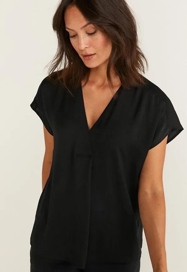 Inwear Rindaiw Top Blusar Black Dam 44 MQ Marqet
