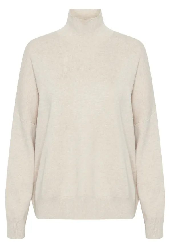 InWear Rullkrage Beige, Dam