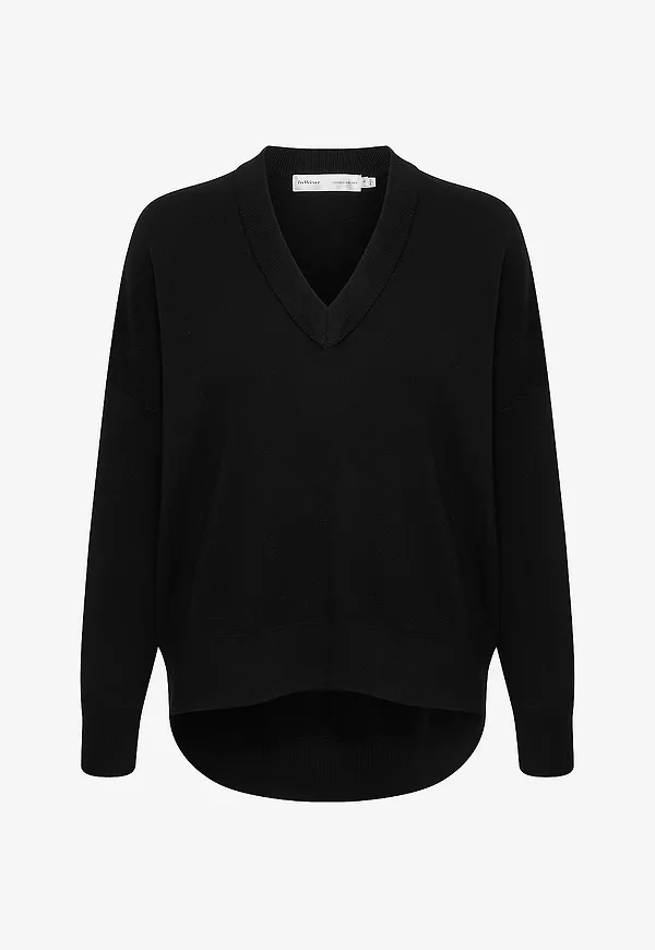 InWear - Tröja FosterIW V-neck - Svart
