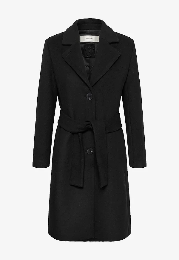 InWear - Ullkappa Zorahiw Classic Coat - Svart
