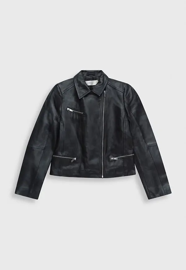 MQ Marqet Inwear Wennaiw Biker Jacket Skinnjackor Black Dam 36