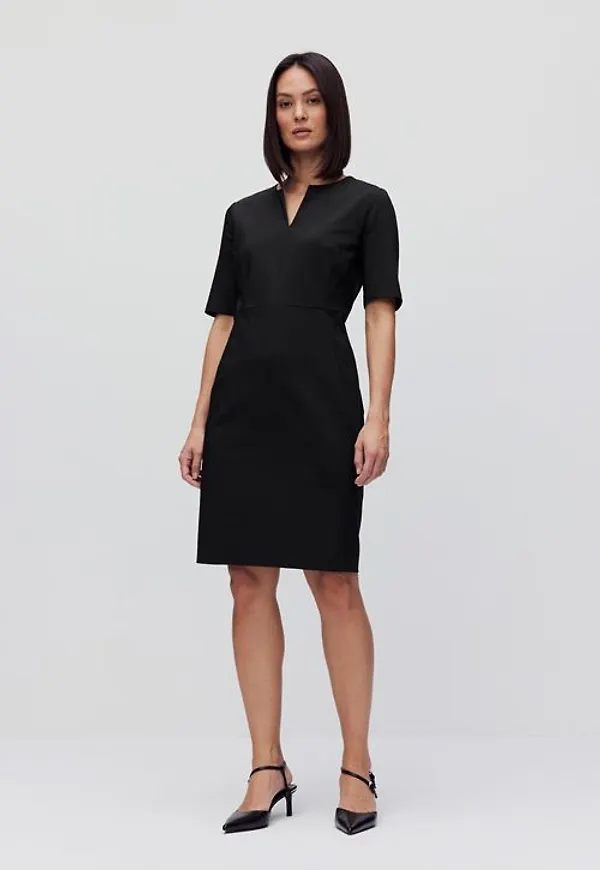 MQ Marqet Inwear Zella Dress Miniklänning 10050 Black Dam 42