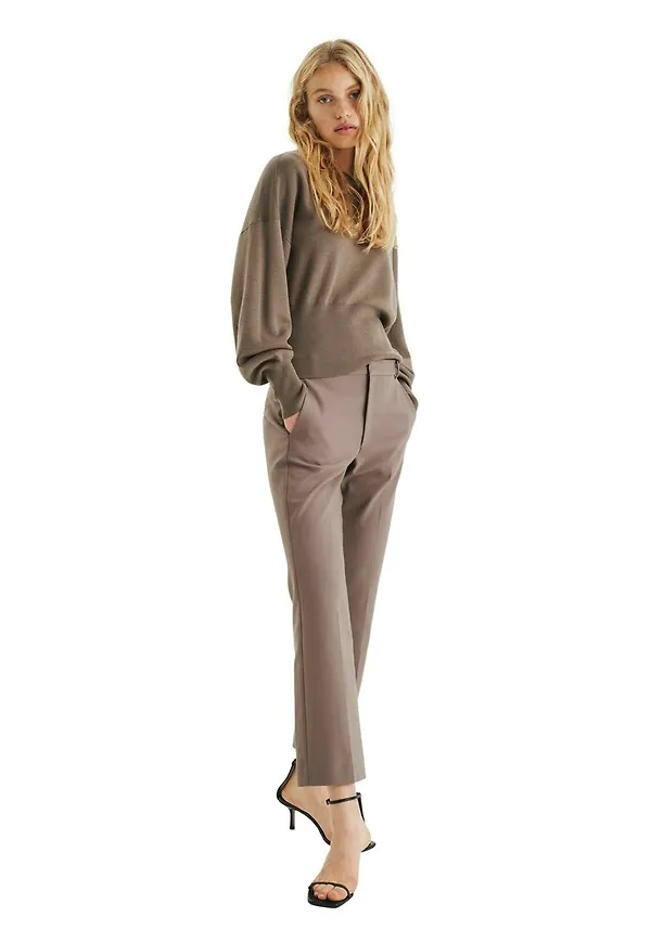 InWear ZellaIW Kickflare Pants Beige, Dam